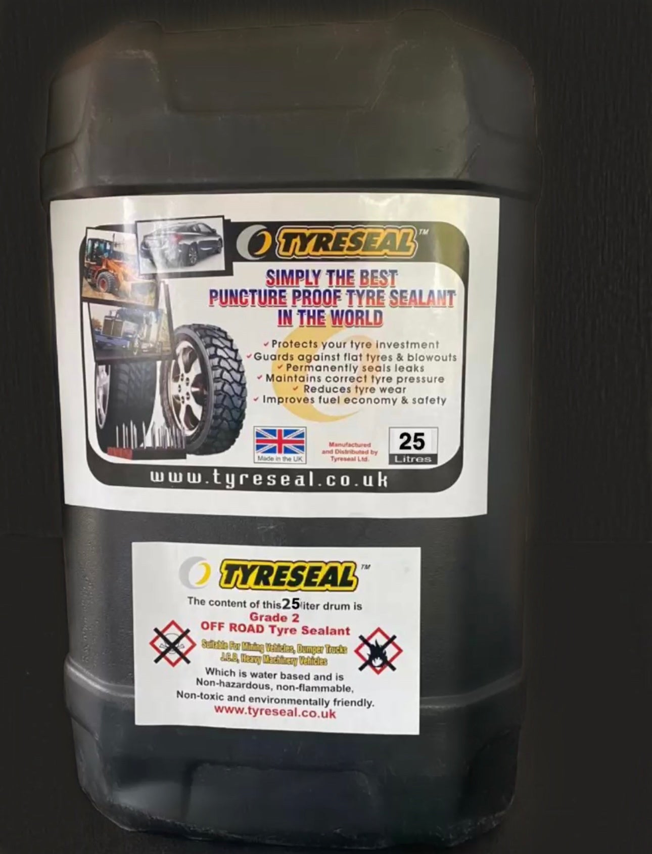 Tyreseal Grade 2 Off Road 25 Litres Drum